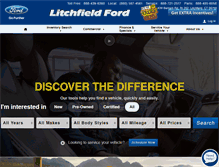 Tablet Screenshot of litchfieldford.com